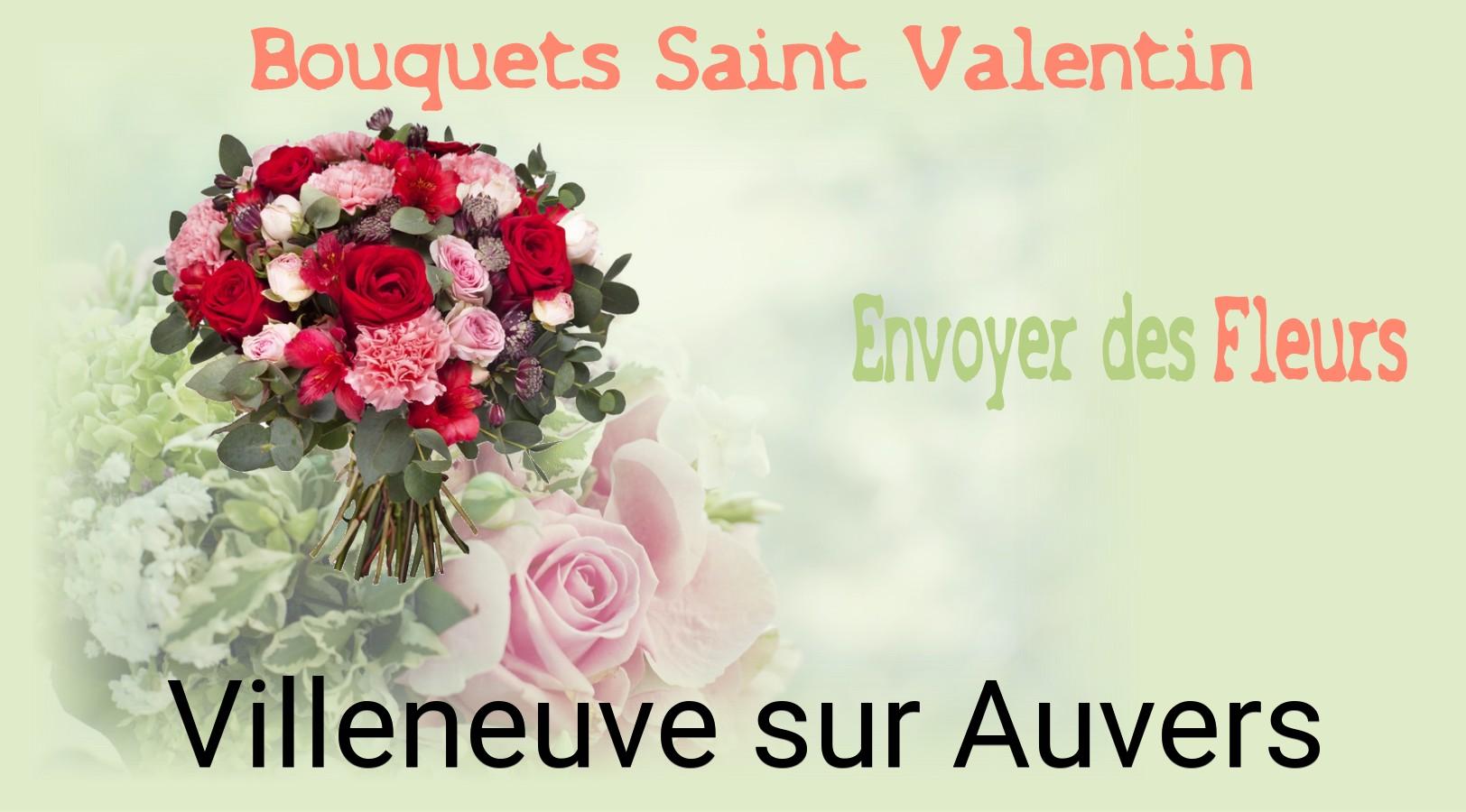 Roses de Saint-Valentin livrées à Villeneuve-sur-Auvers